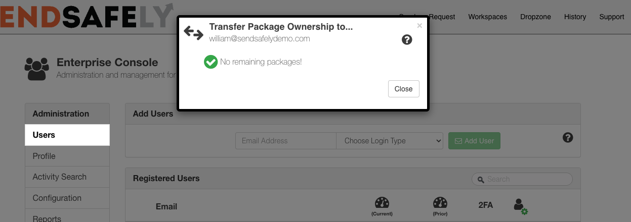 Transfer complete